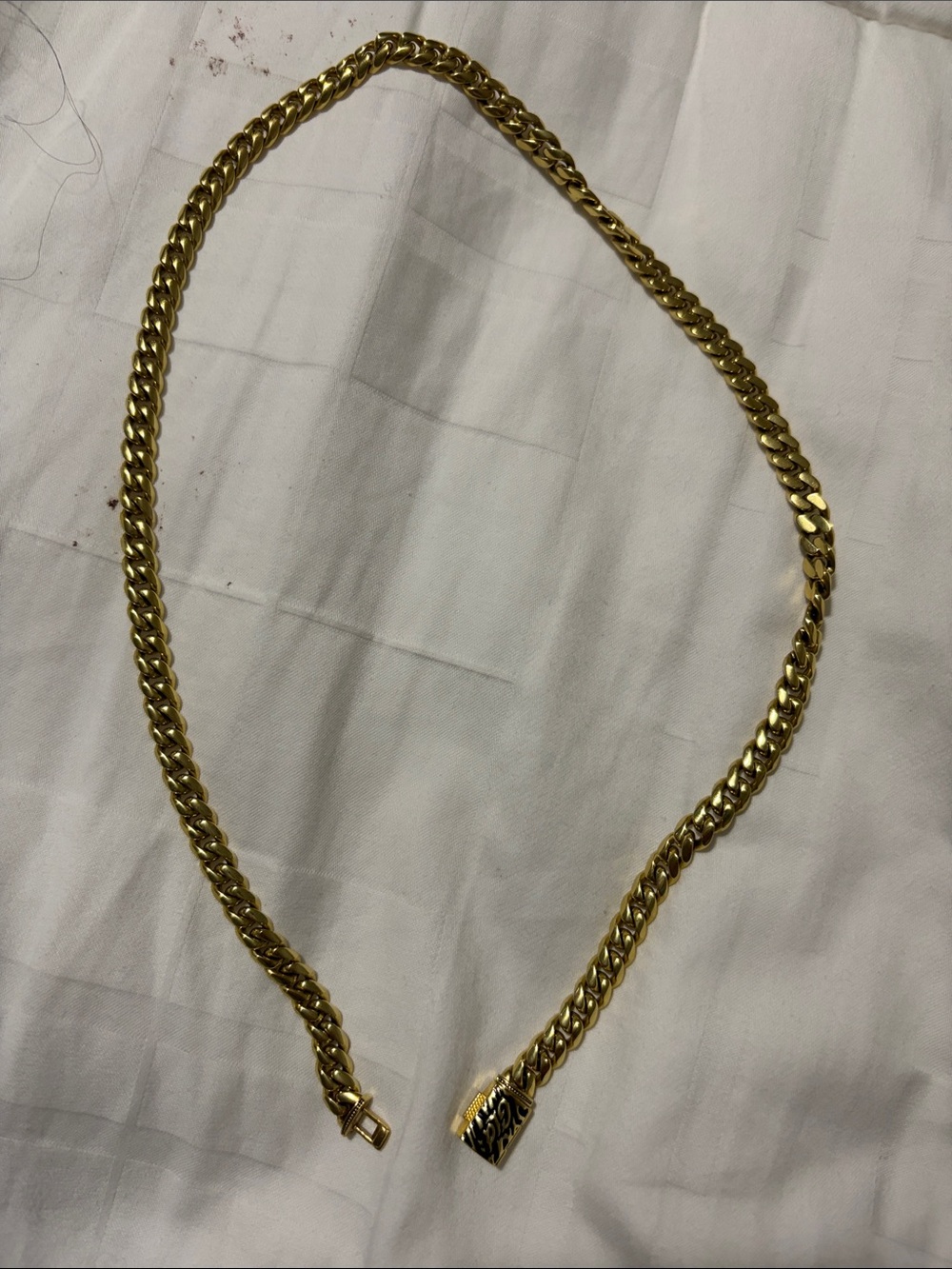 Gold Curb Chain Necklace - Bold Cuban Link